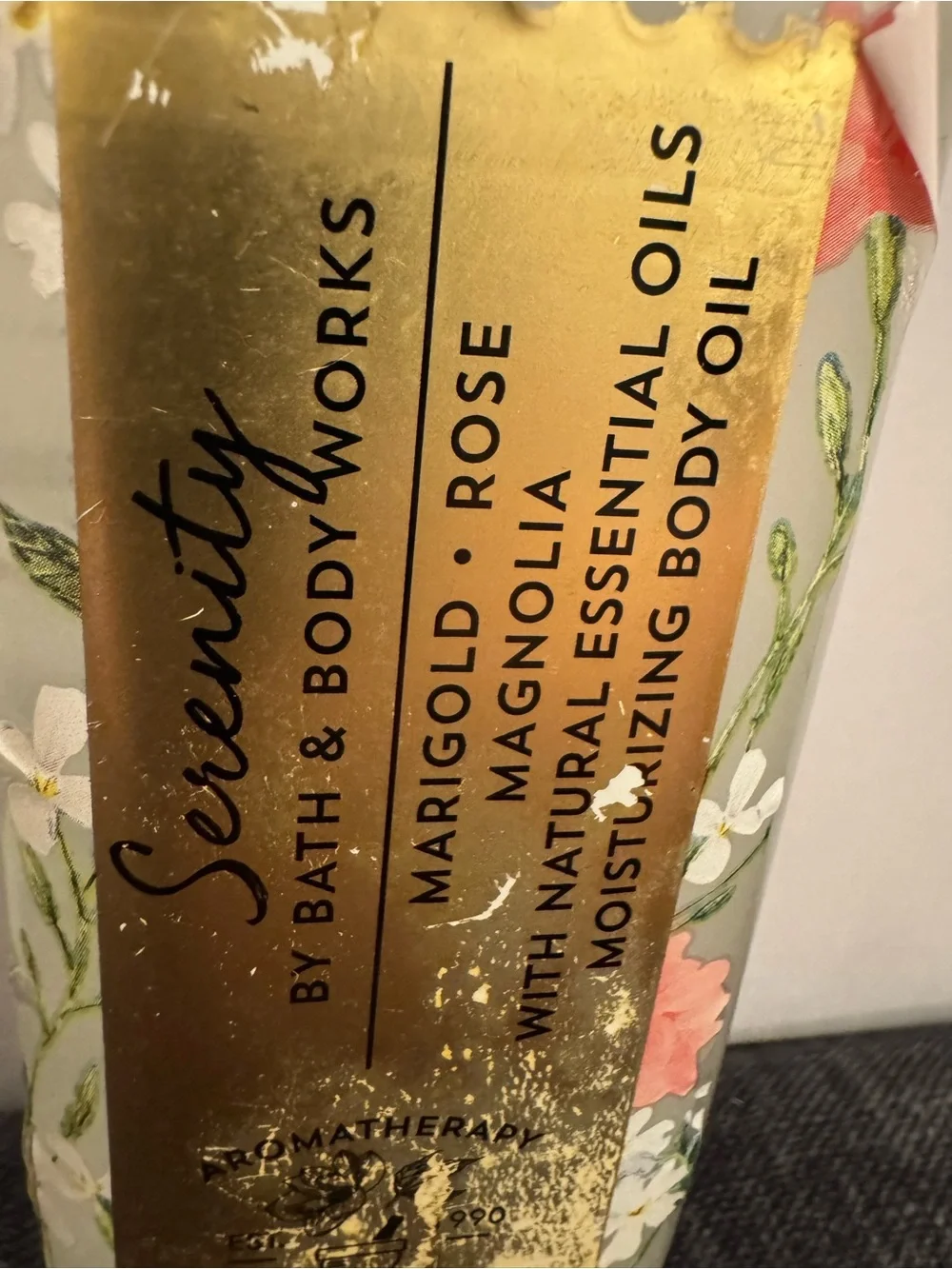 Bath & Body Works Serenity Marigold + Rose Body Oil 4 oz J19